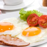 Breakfast with fried egg